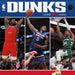 NBA Dunks 2026 Square Wall Calendar