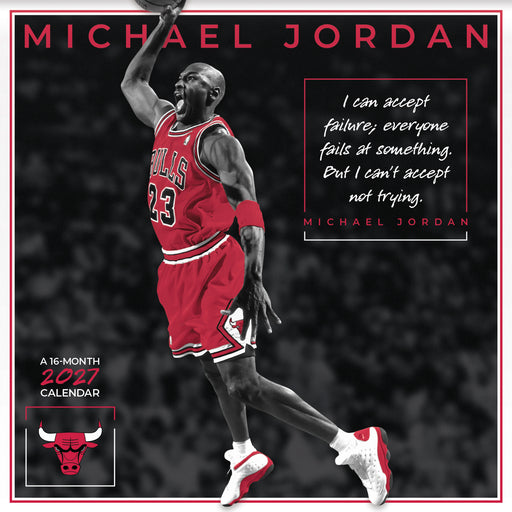 Michael Jordan 2027 Square Wall Calendar