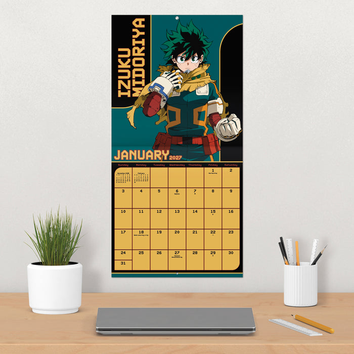 My Hero Academia 2027 Square Wall Calendar
