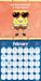 Spongebob 2027 Square Wall Calendar