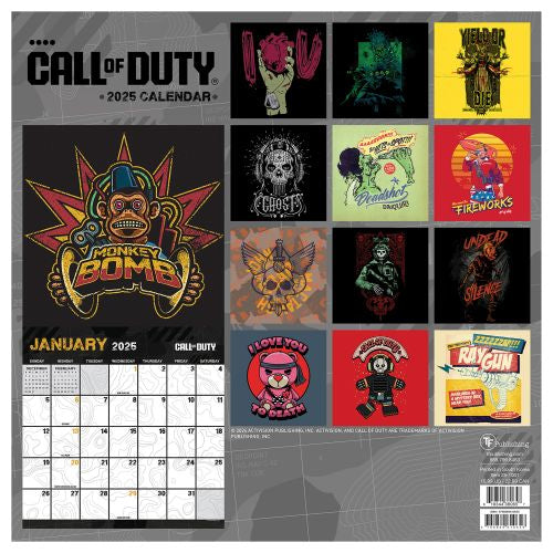 2025 Call of Duty Wall Calendar by  TF Publishing from Calendar Club