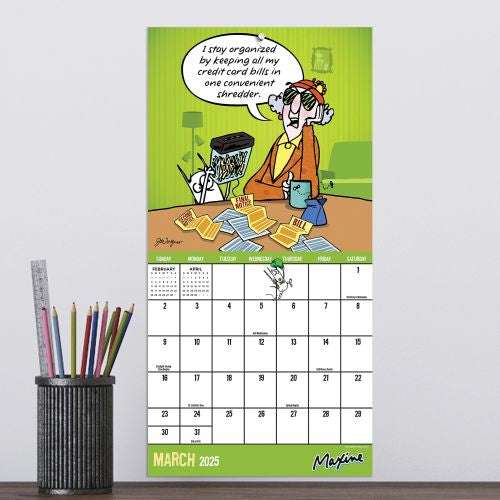 2025 Maxine Mini Wall Calendar by  TF Publishing from Calendar Club