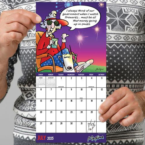 2025 Maxine Mini Wall Calendar by  TF Publishing from Calendar Club