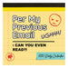 2025 Per My Previous Email Page-A-Day Calendar by  TF Publishing from Calendar Club