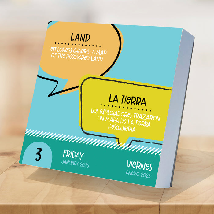 2025 Spanish Words Page-A-Day Calendar by  TF Publishing from Calendar Club