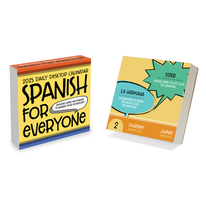 2025 Spanish Words Page-A-Day Calendar by  TF Publishing from Calendar Club