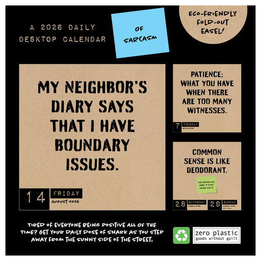 Anti Affirmations Daily Sarcasm 2026 Page-A-Day Calendar