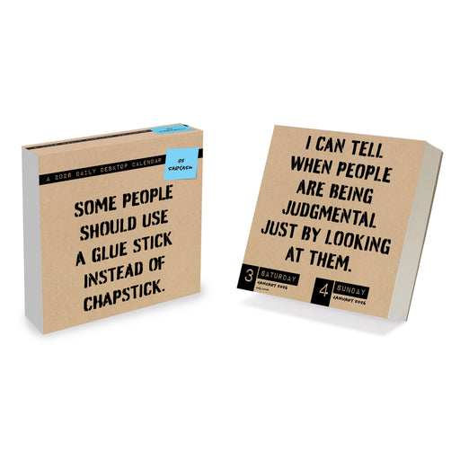 Anti Affirmations Daily Sarcasm 2026 Page-A-Day Calendar