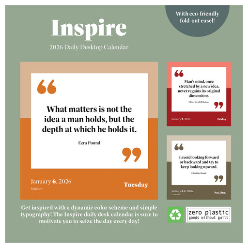 Inspire Daily 2026 Page-A-Day Calendar