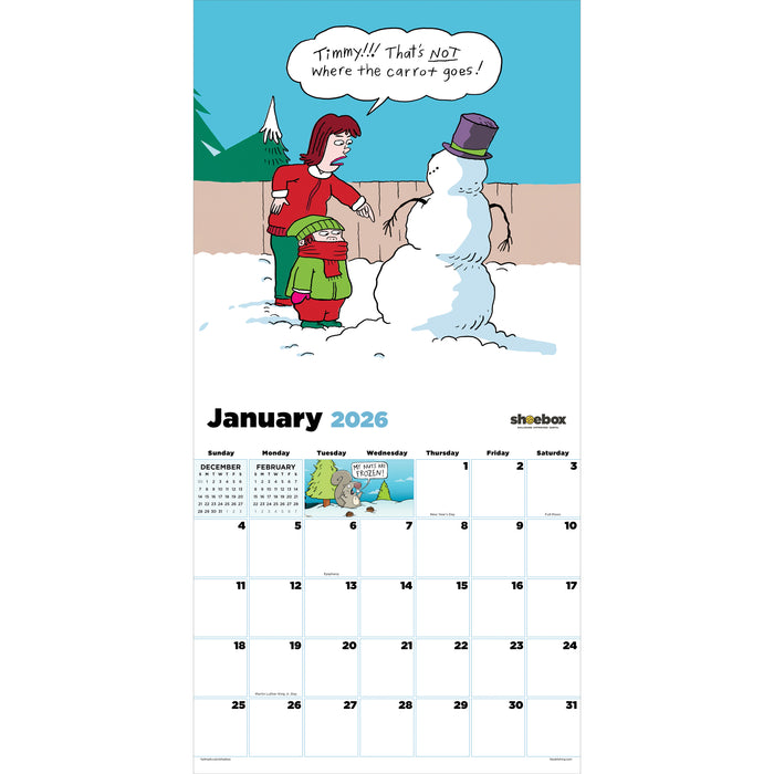 Shoebox LOL 2026 Square Wall Calendar