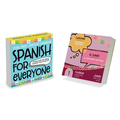 Spanish Words Daily 2026 Page-A-Day Calendar