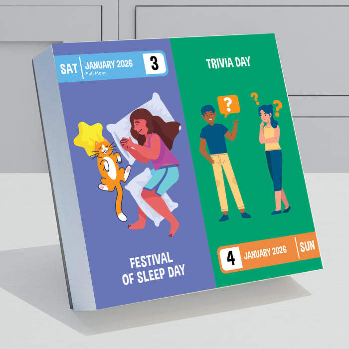 Every Day's a Holiday 2026 Page-A-Day Calendar