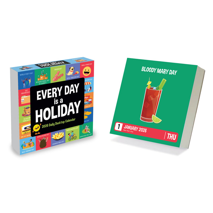 Every Day's a Holiday 2026 Page-A-Day Calendar