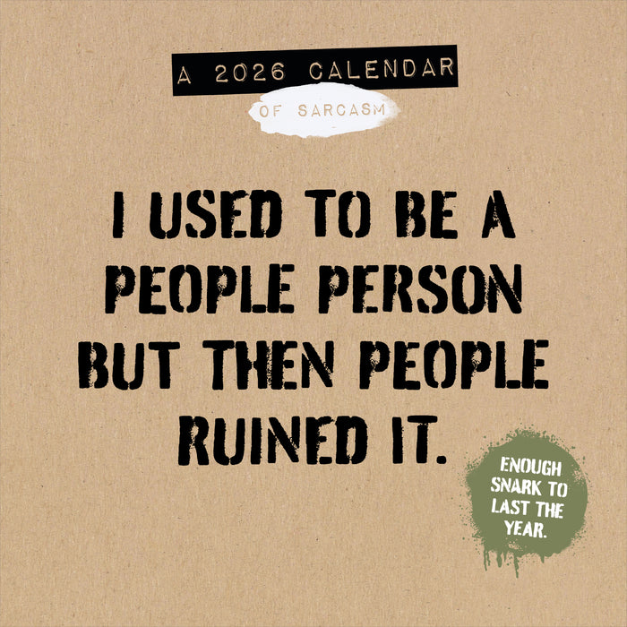 Anti Affirmations 2026 Square Wall Calendar