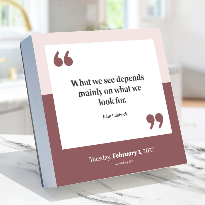 Inspire Daily 2027 Page-A-Day Calendar