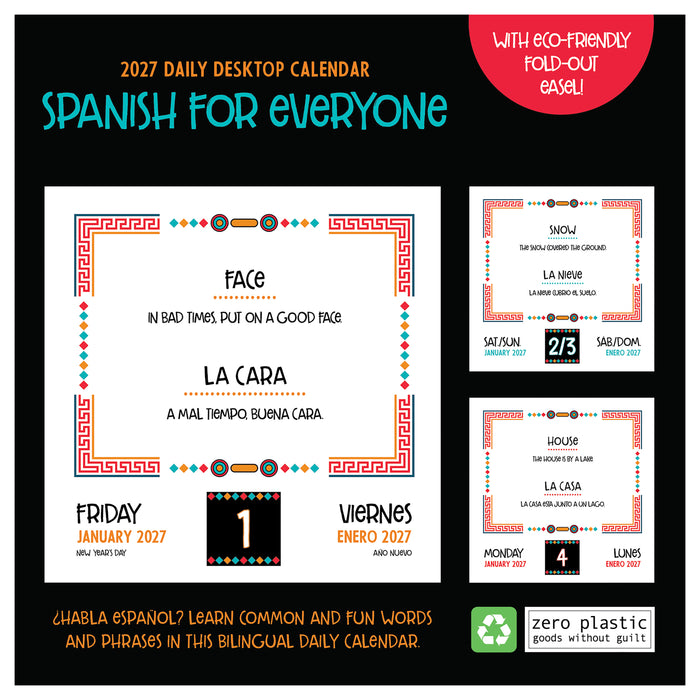Spanish Words Daily 2027 Page-A-Day Calendar
