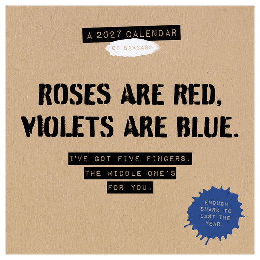 Anti Affirmations 2027 Square Wall Calendar