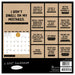 Anti Affirmations and Sarcasm 2027 Mini Wall Calendar