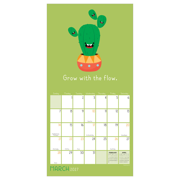 Puns 2027 Mini Wall Calendar