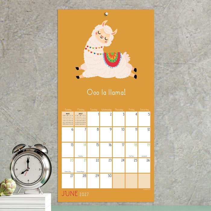 Puns 2027 Mini Wall Calendar