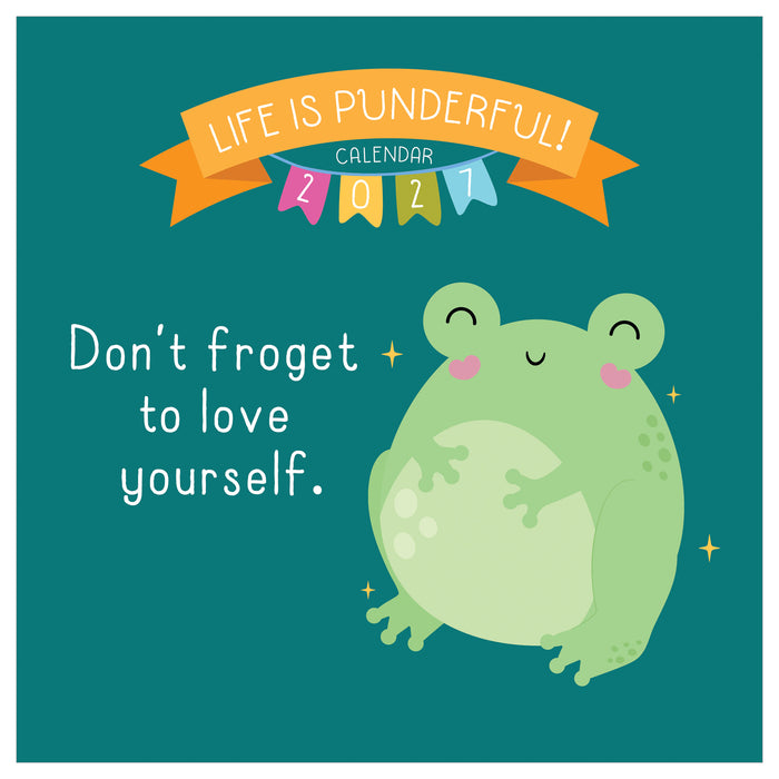Puns 2027 Mini Wall Calendar