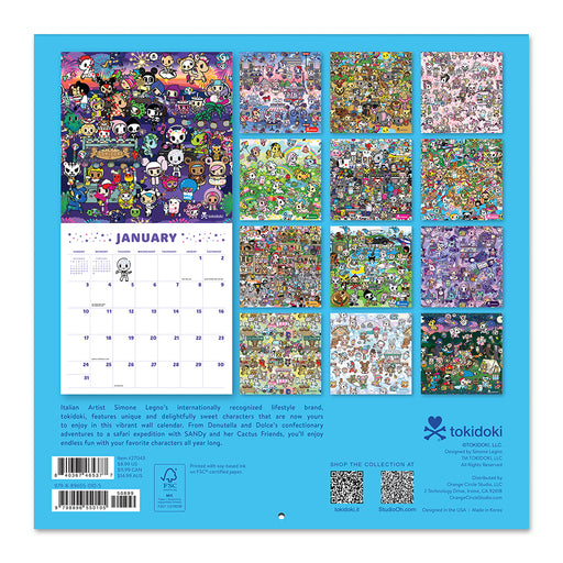 Tokidoki 2027 Mini Wall Calendar