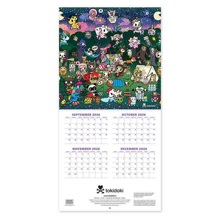 Tokidoki 2027 Mini Wall Calendar