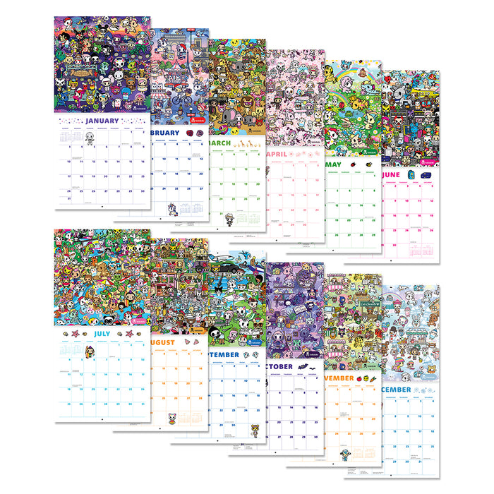 Tokidoki 2027 Mini Wall Calendar