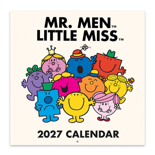Mr Men 2027 Mini Wall Calendar