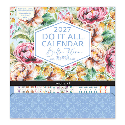 Bella Flora Do It All 2027 Large Wall Calendar
