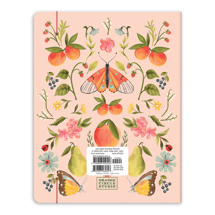 Fruit & Flora Just Right 2027 Monthly Diary