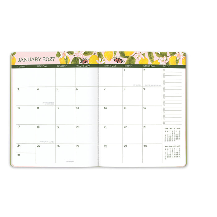 Fruit & Flora Just Right 2027 Monthly Diary
