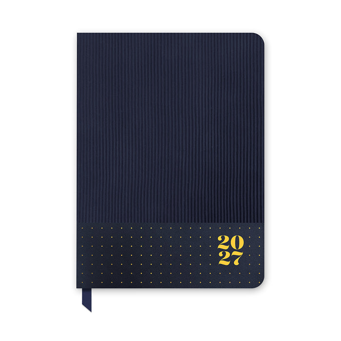 Dual Textured Planner Dots 2027 Weekly Diary