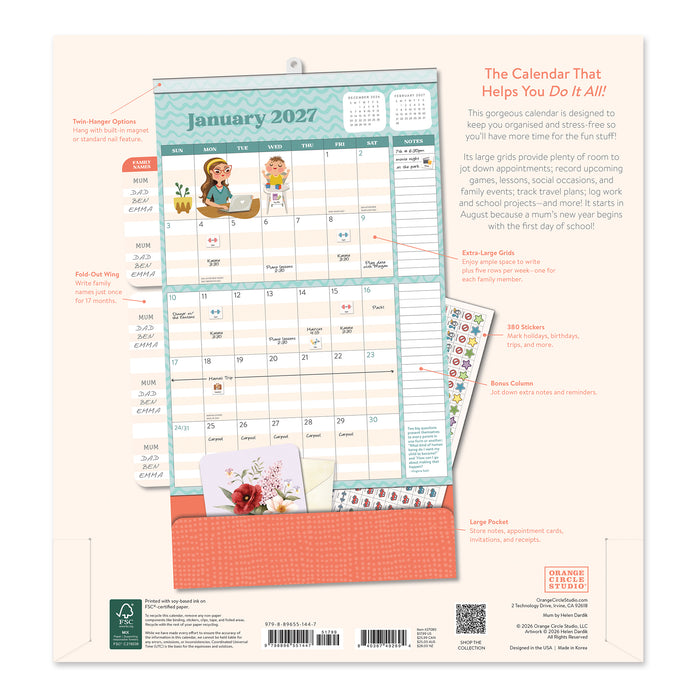 MUM Do It All 2027 Large Wall Calendar