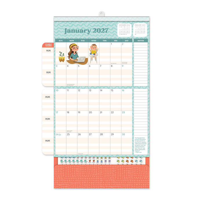 MUM Do It All 2027 Large Wall Calendar