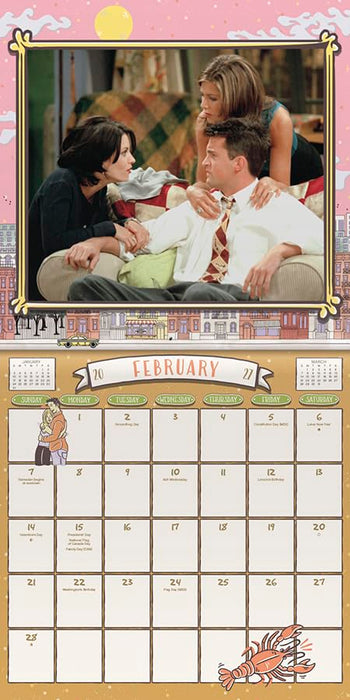 Friends 2027 Mini Wall Calendar