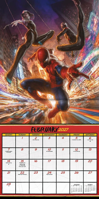 Spiderman 2027 Mini Wall Calendar