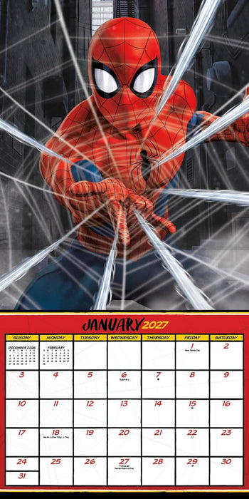 Spiderman 2027 Mini Wall Calendar