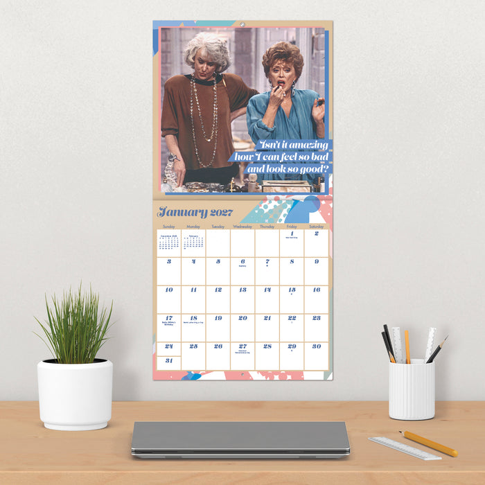Golden Girls (Calendar Club Exclusive) 2027 Square Wall Calendar