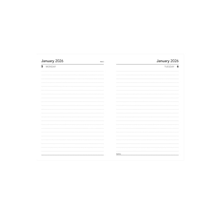 Floral Minimal 2026 Daily Diary