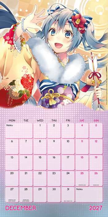Hatsune Miku 2027 Square Wall Calendar