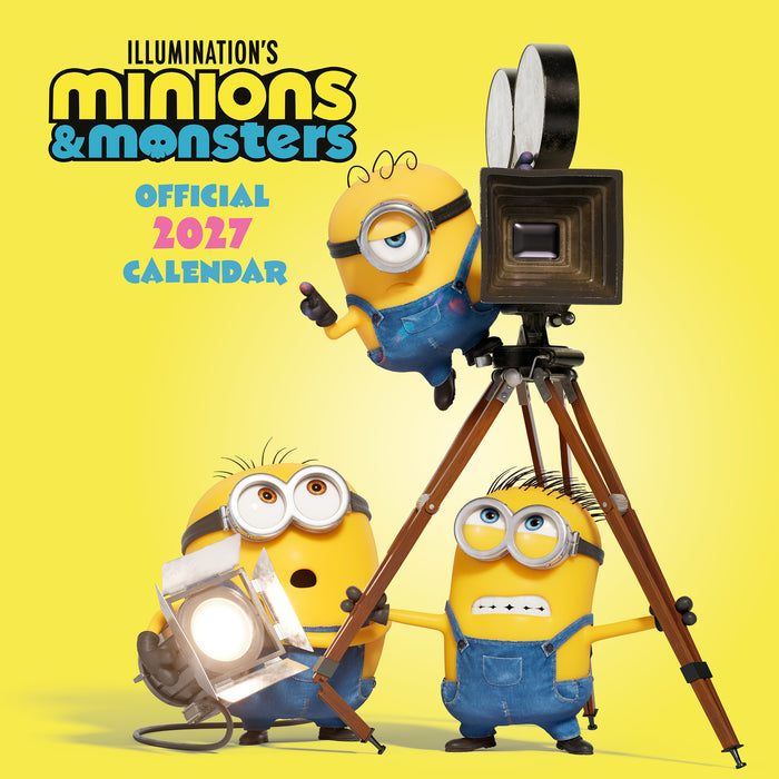 Mega Minions Movie 2027 Square Wall Calendar